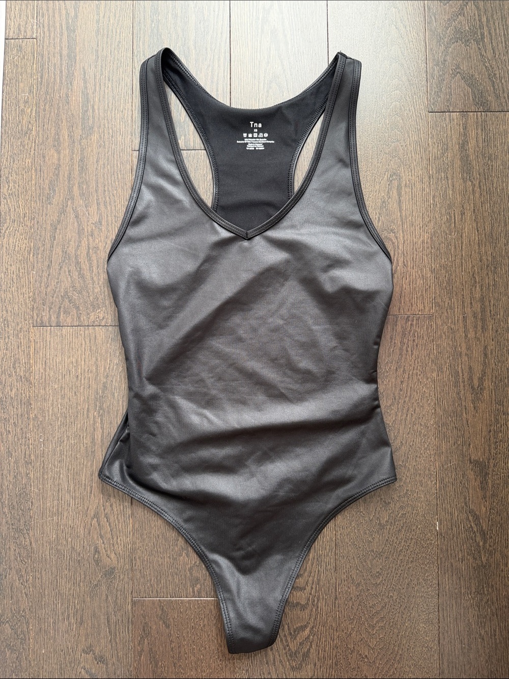 TNA black raceback bodysuit XS